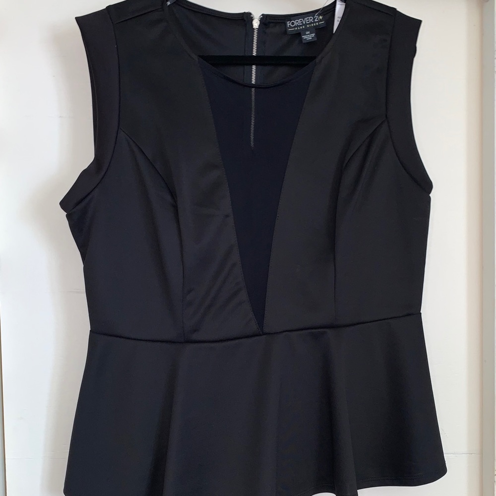 Plus size Peplum top F21